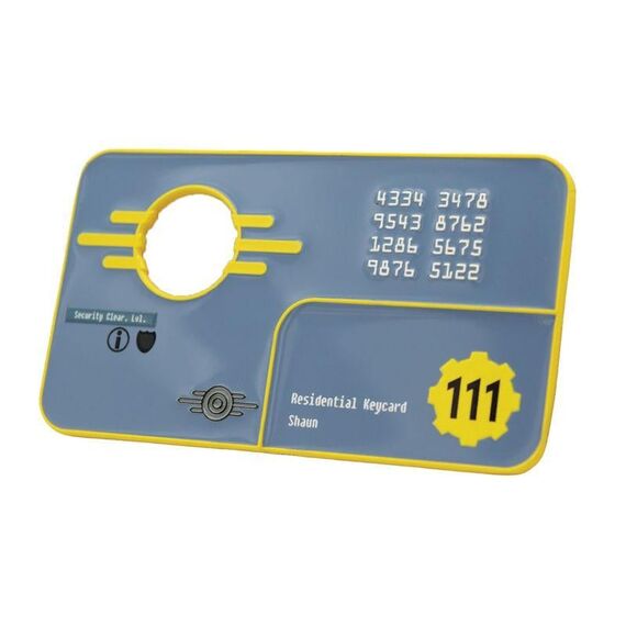 Replika limitowana Fallout 4 - Vault 111 Security Keycard- Zdjęcie 3