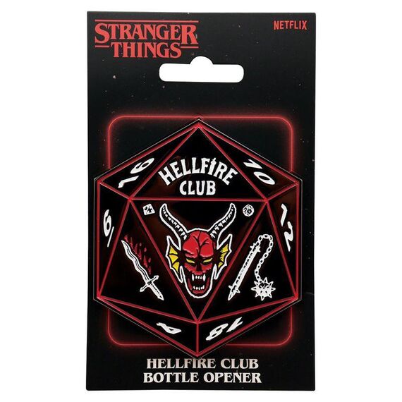 Limitowany otwieracz do butelek Stranger Things - Hellfire Club- Zdjęcie 3