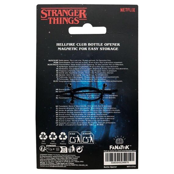 Limitowany otwieracz do butelek Stranger Things - Hellfire Club- Zdjęcie 4