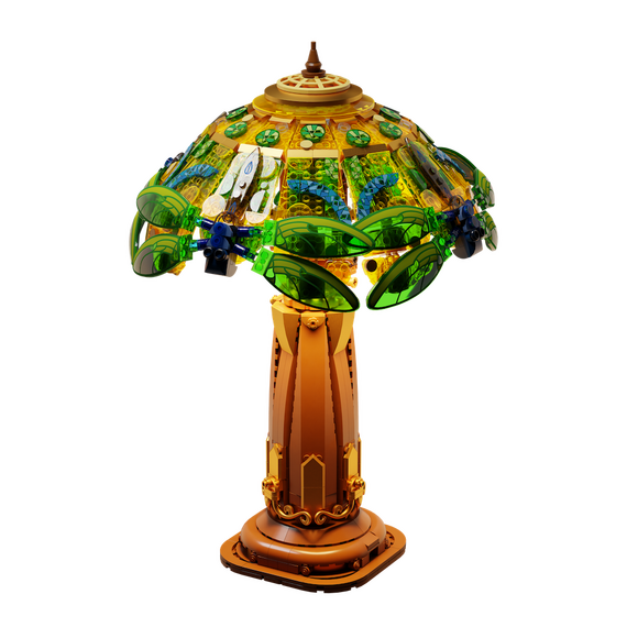 Klocki Pantasy Retro Collection - Stained Glass Table Lamp