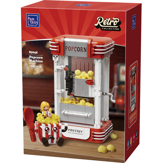 Klocki Pantasy Retro Collection - Popcorn Machine- Zdjęcie 6