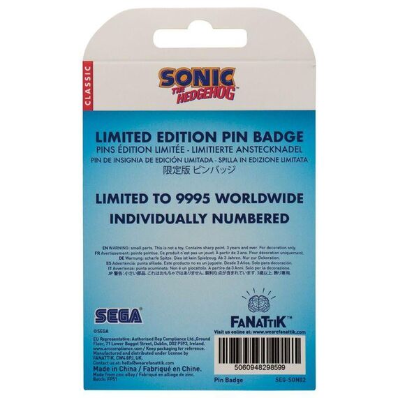 Przypinka limitowana Sonic the Hedgehog - Sonic, Tails & Knuckles- Zdjęcie 3