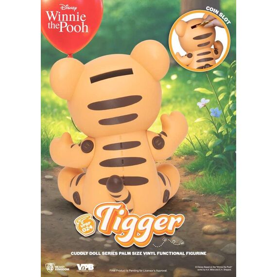 Figurka skarbonka Disney Kubuś Puchatek Cuddly Doll - Tygrys- Zdjęcie 4