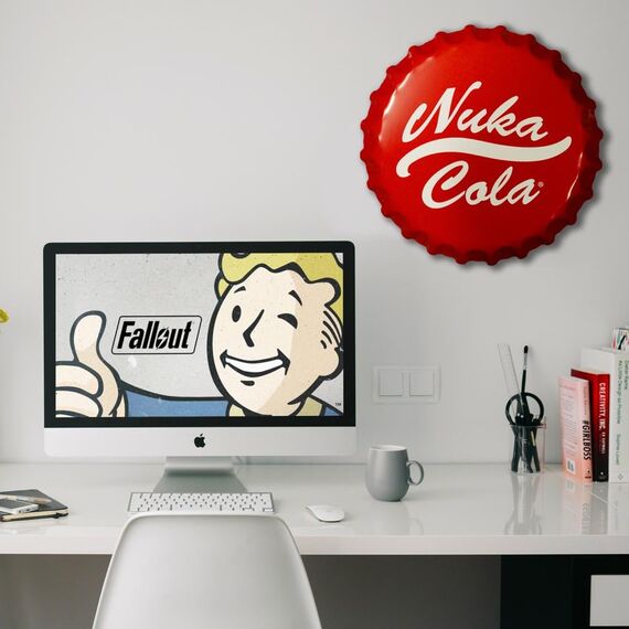 Limitowana ozdoba na ścianę Fallout - Kapsel Nuka Cola- Zdjęcie 2