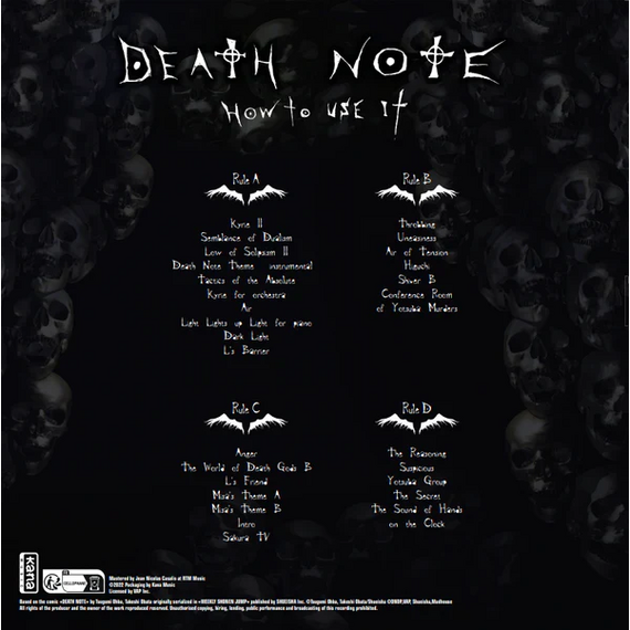 Płyty winylowe Death Note - Original Soundtrack II- Zdjęcie 3