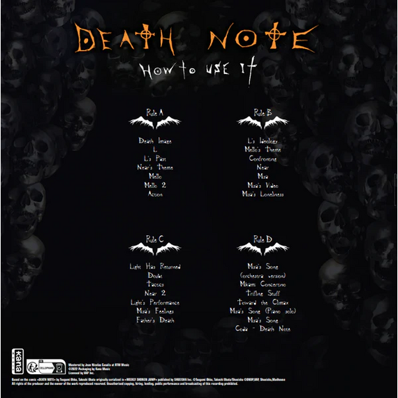 Płyty winylowe Death Note - Original Soundtrack III- Zdjęcie 3