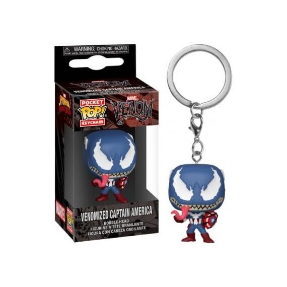 Brelok POP! Marvel Venom - Venomized Captain America