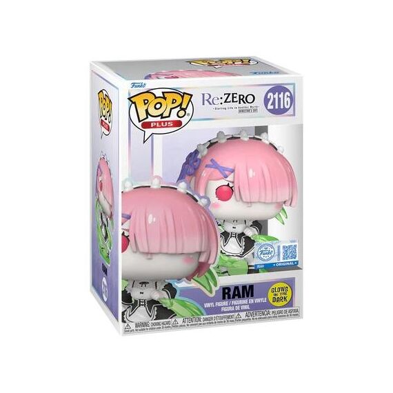 Figurka Re:Zero POP! Plus - Ram Wind Magic (GITD) [2116]- Zdjęcie 2