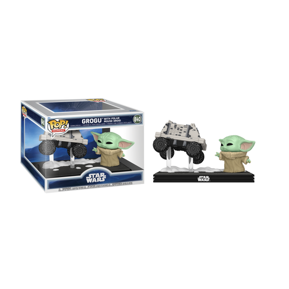 Diorama Star Wars: The Mandalorian & Grogu POP! - Grogu with Polar Mouse Droid (840)