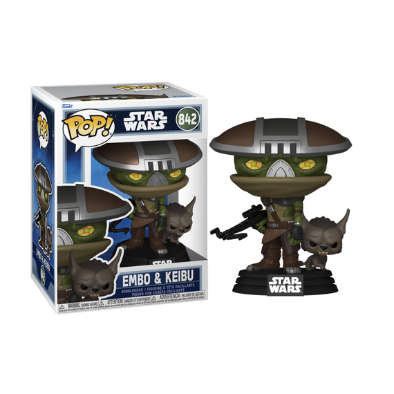 Figurka Star Wars: The Mandalorian & Grogu POP! - Embo & Keibu (842)