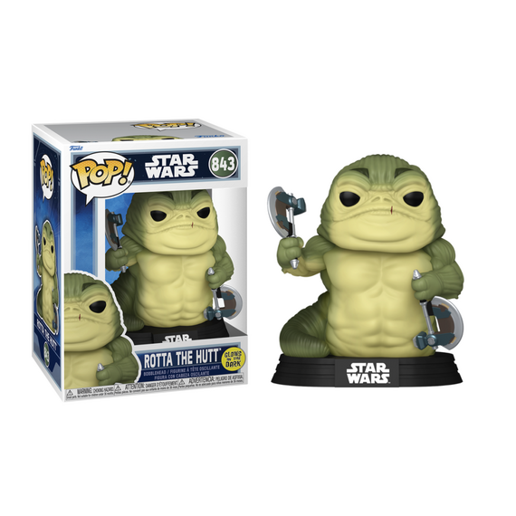 Figurka Star Wars: The Mandalorian & Grogu POP! - Rotta the Hutt (GITD) [843]