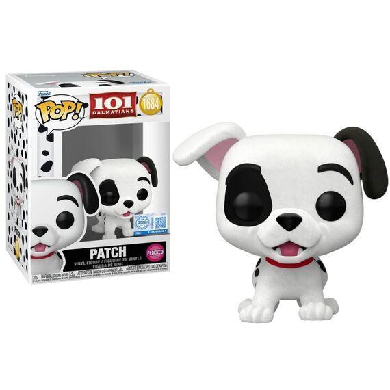 Figurka Disney 101 Dalmatyńczyków POP! - Patch (Flocked) [1684]