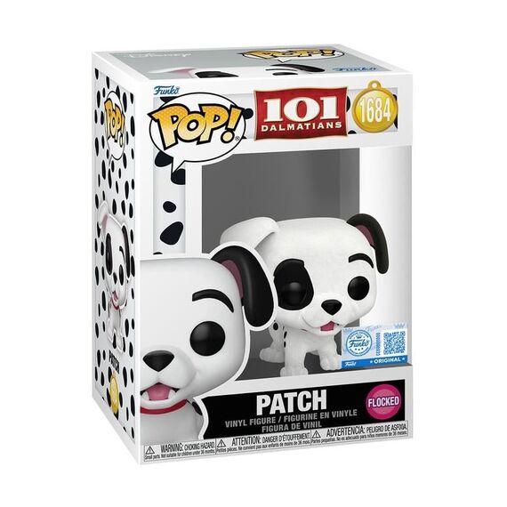 Figurka Disney 101 Dalmatyńczyków POP! - Patch (Flocked) [1684]- Zdjęcie 2