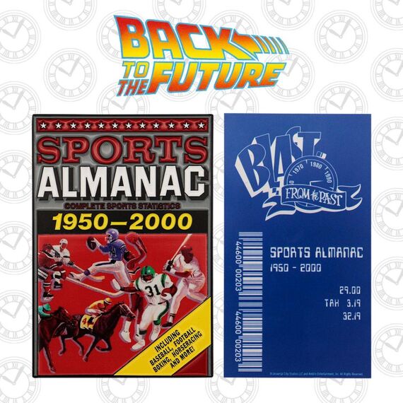 Sztabka kolekcjonerska Powrót do przyszłości - Sports Almanac- Zdjęcie 4
