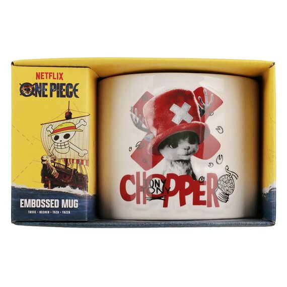 Duży kubek wytłaczany One Piece (Netflix) - Chopper (400 ml)- Zdjęcie 2
