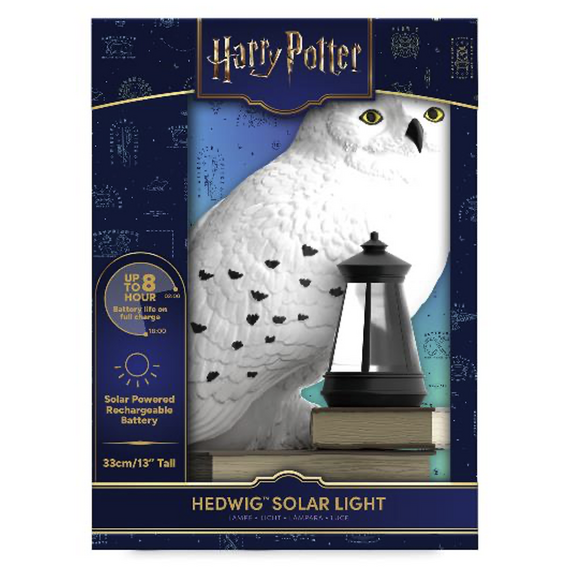 Lampka solarna ogrodowa Harry Potter Hedwiga 33 cm- Zdjęcie 3
