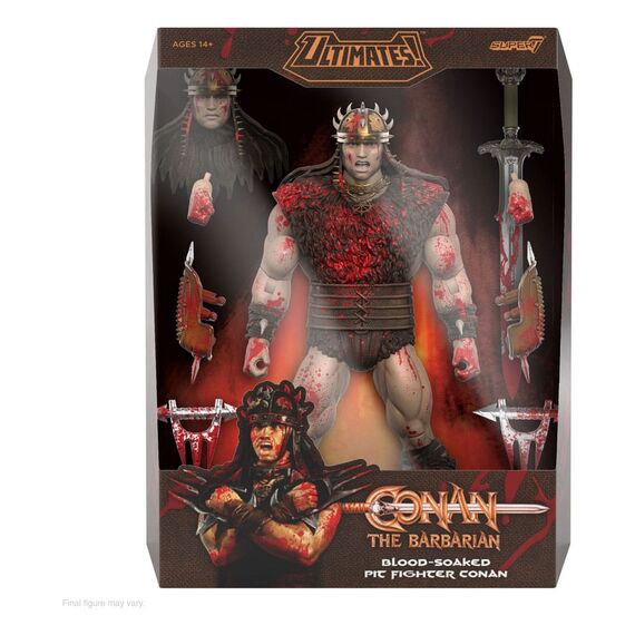 Figurka Conan Barbarzyńca Ultimates! - Blood-Soaked Pit Fighter Conan- Zdjęcie 2