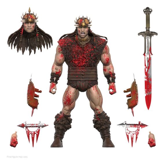 Figurka Conan Barbarzyńca Ultimates! - Blood-Soaked Pit Fighter Conan