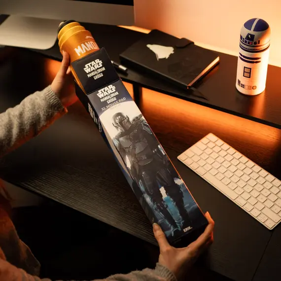 Podkładka pod mysz dla graczy XL Star Wars The Mandalorian and Grogu- Zdjęcie 2
