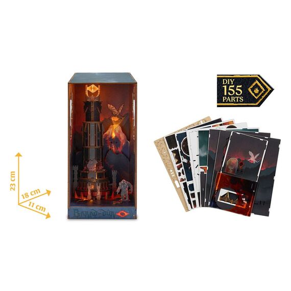 Drewniany model do składania Władca Pierścieni Tiny Adventures Barad-Dûr- Zdjęcie 3