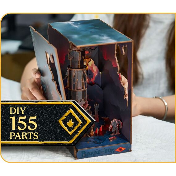 Drewniany model do składania Władca Pierścieni Tiny Adventures Barad-Dûr- Zdjęcie 5