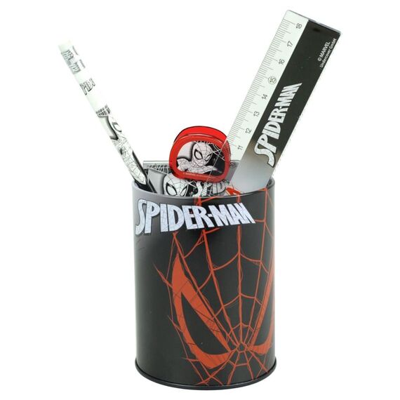 Zestaw przyborów szkolnych z przybornikiem Marvel - Spider-Man Miles Morales- Zdjęcie 2