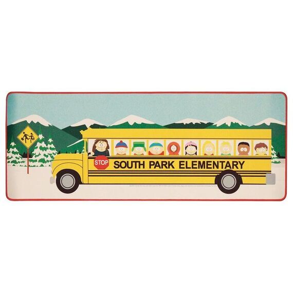 Podkładka pod mysz XL z podstawką pod kubek South Park - Elementary School Bus- Zdjęcie 2