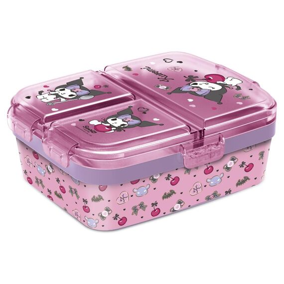 Pudełko śniadaniowe z przegródkami Sanrio Kuromi