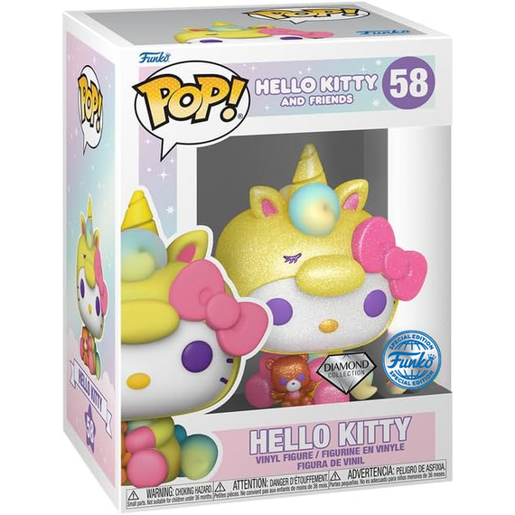Figurka POP! Hello Kitty & Friends - Hello Kitty (Diamond Collection) Special Edition [58]- Zdjęcie 2