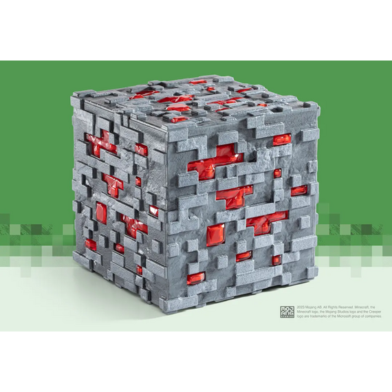 Replika z podświetleniem Minecraft - Redstone Ore- Zdjęcie 2