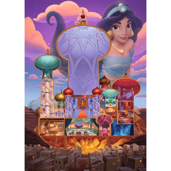 Puzzle Disney Castle - Jasmine (1000 elementów)- Zdjęcie 2