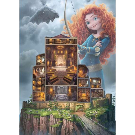 Puzzle Disney Castle - Merida (1000 elementów)- Zdjęcie 2