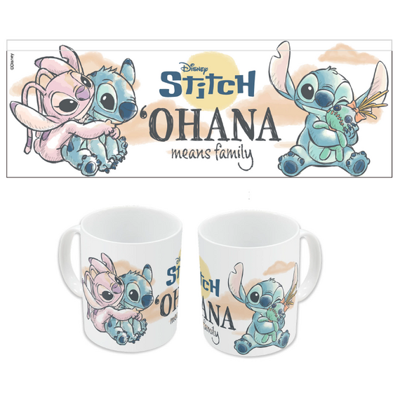 Kubek Stitch & Angel - Ohana (325ml)