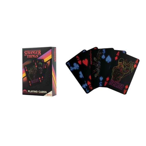 Karty do gry Stranger Things Neon