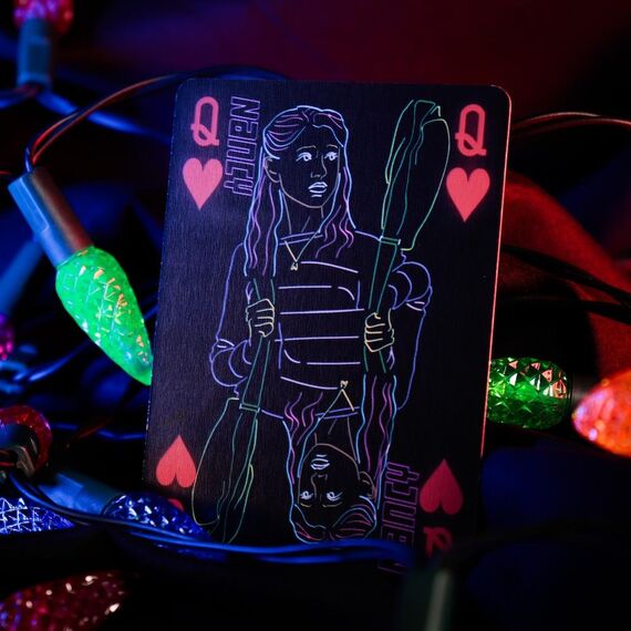Karty do gry Stranger Things Neon- Zdjęcie 4