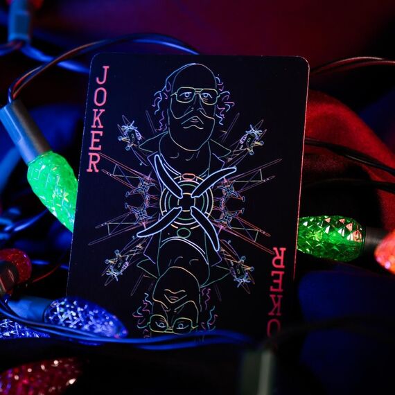Karty do gry Stranger Things Neon- Zdjęcie 5