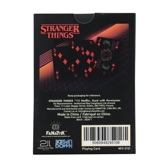 Karty do gry Stranger Things Neon- Zdjęcie 6