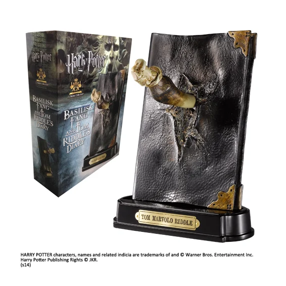 Replika Harry Potter - Basilisk Fang and Tom Riddle Diary