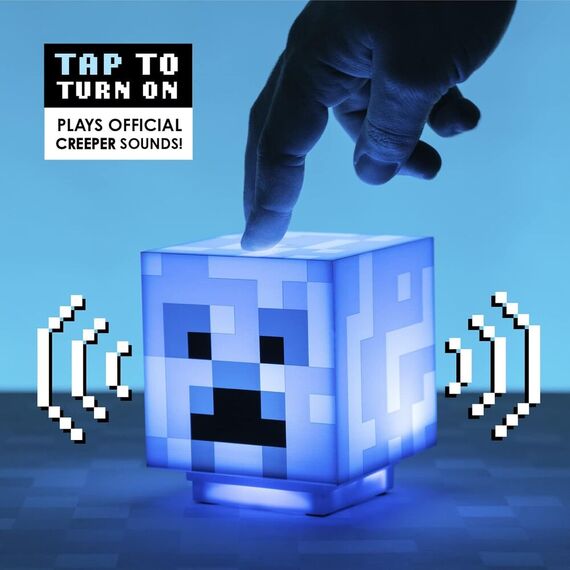 Lampka 3D z dźwiękiem Minecraft - Creeper- Zdjęcie 3