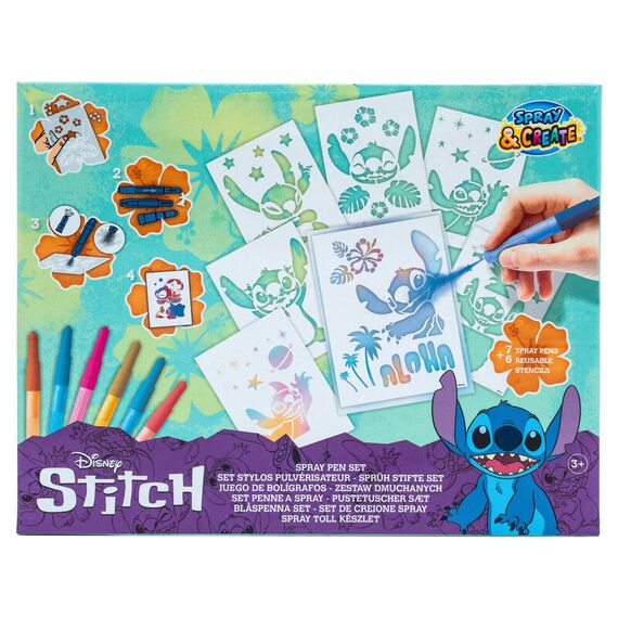 Zestaw kreatywny Disney - Stitch (pisaki w sprayu)- Zdjęcie 2