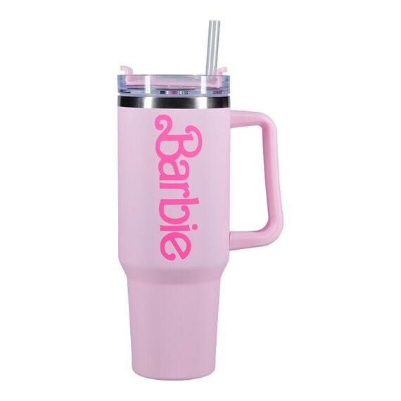 Kubek terminczy ze słomką Barbie 1200ml- Zdjęcie 2