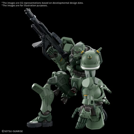 Model figurki GUNDAM HG GQuuuuuuX 1/144 - MS-06 Zaku (GQ)- Zdjęcie 3