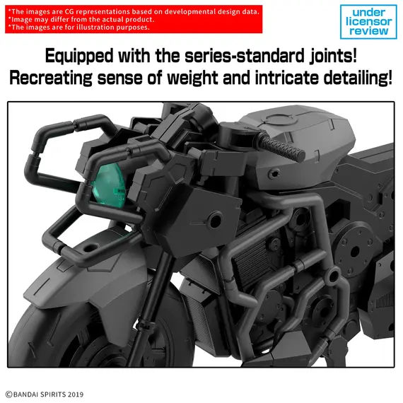 Model figurki 30MM 1/144 - Extended Armament Vehicle (Boost Wild Bike Ver.)- Zdjęcie 2
