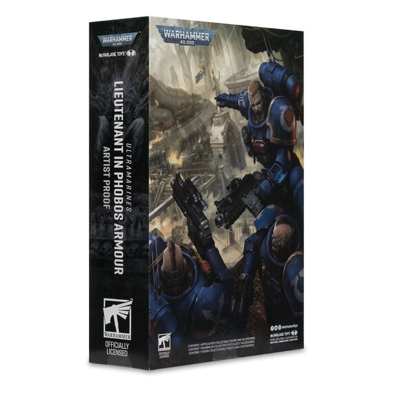 Figurka Warhammer 40k - Ultramarines Lieutenant in Phobos Armor (Artist Proof)- Zdjęcie 9