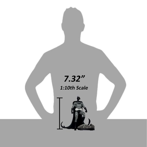 Figurka DC Direct 1/10 - Dark Crisis Black and White Batman (by Bjorn Barends)- Zdjęcie 5