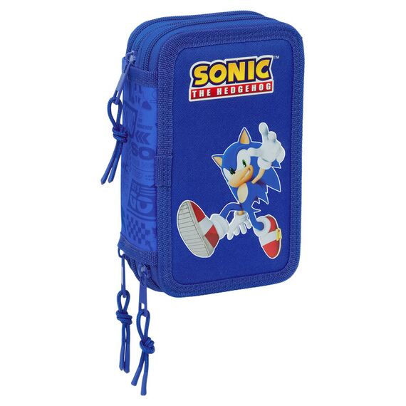 Piórnik potrójny Sonic the Hedgehog (37 elementów)