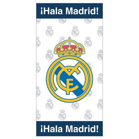 Ręcznik plażowy z mikrofibry Real Madryt - ¡Hala Madrid! (70x140cm)