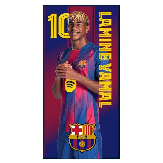 Ręcznik plażowy z mikrofibry FC Barcelona - Lamine Yamal (70x140cm) #2