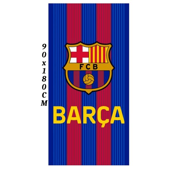 Ręcznik plażowy z mikrofibry FC Barcelona - Barca (90x180cm)