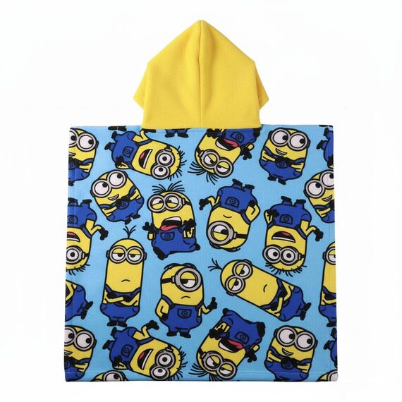 Ręcznik plażowy poncho Minionki (55x77cm)- Zdjęcie 2